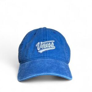 Vintage Vans Blue Dad Hat Adjustable Strap Casual Streetwear Skate Unisex